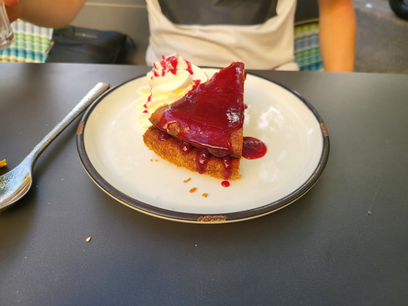 Cheesecake avec son coulis - Dom Zébulon, Carrières-sur-Seine