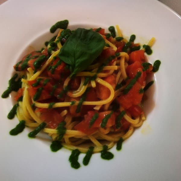 Spaghetti caprese - Osteria al Cantun, Venaria Reale