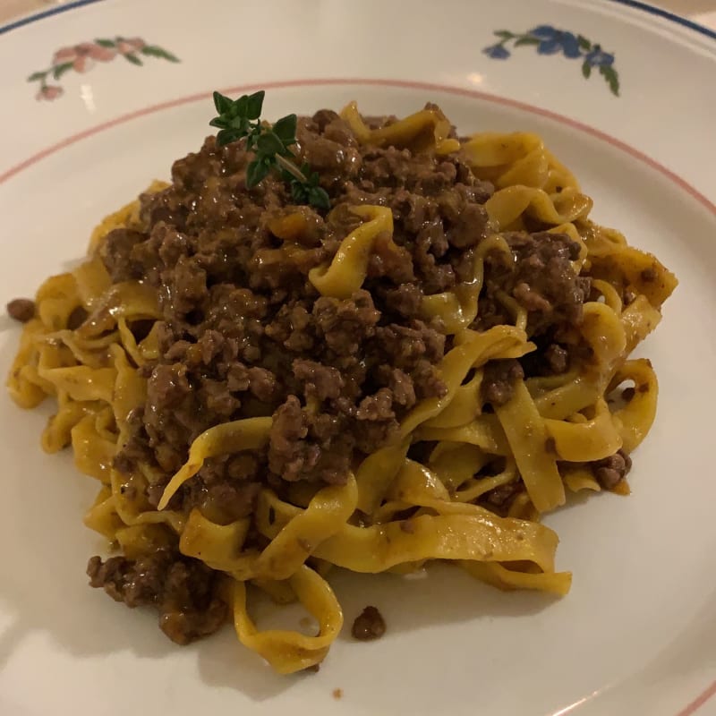 Tagliatelle al ragù di selvaggina - Alfiero