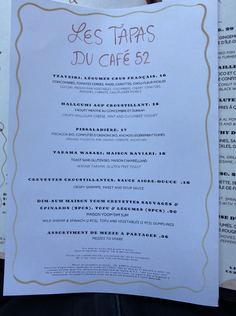 Café 52 - Paris 1, Paris