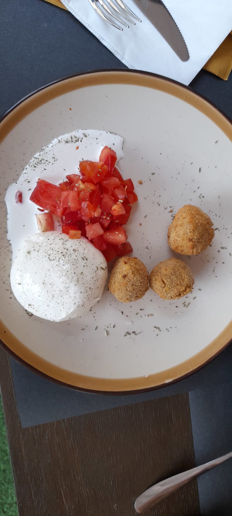 Polpette di Ceci e burrata - Mac Ed Bale, Cuneo