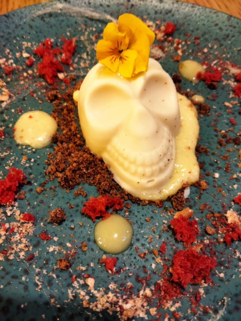 Postre calavera - Corazón de Agave, Sitges