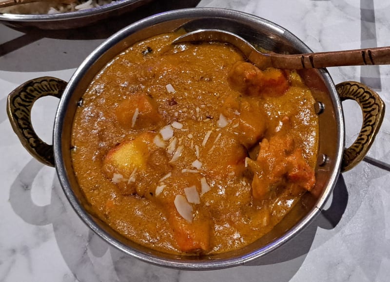 Butter chicken - Villa Delhi, Paris