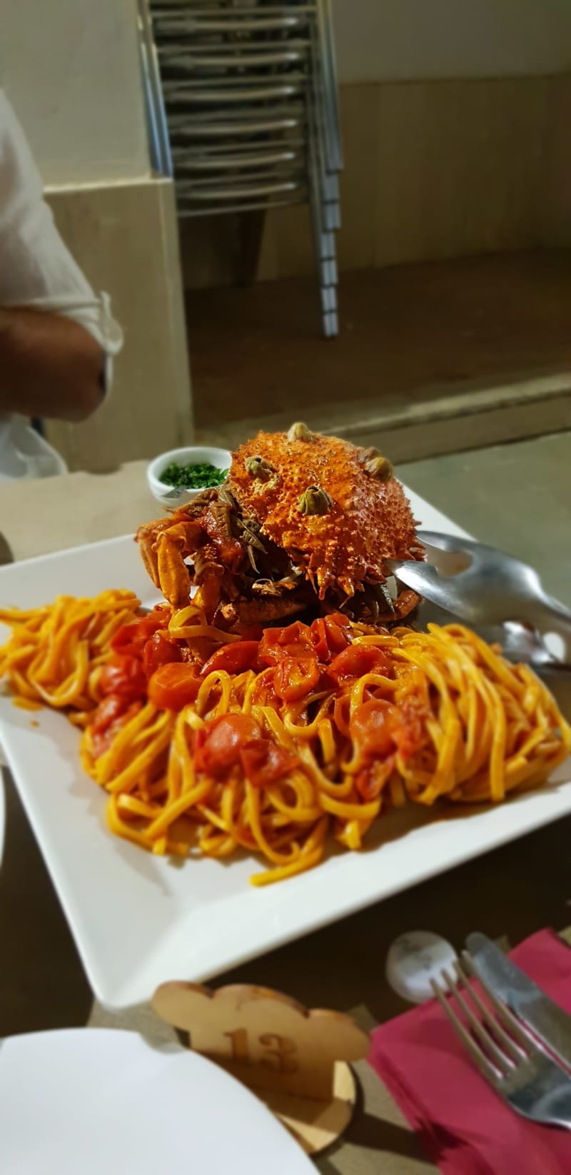 Tagliolini al sugo di Granseola - La Pasta è Pronta