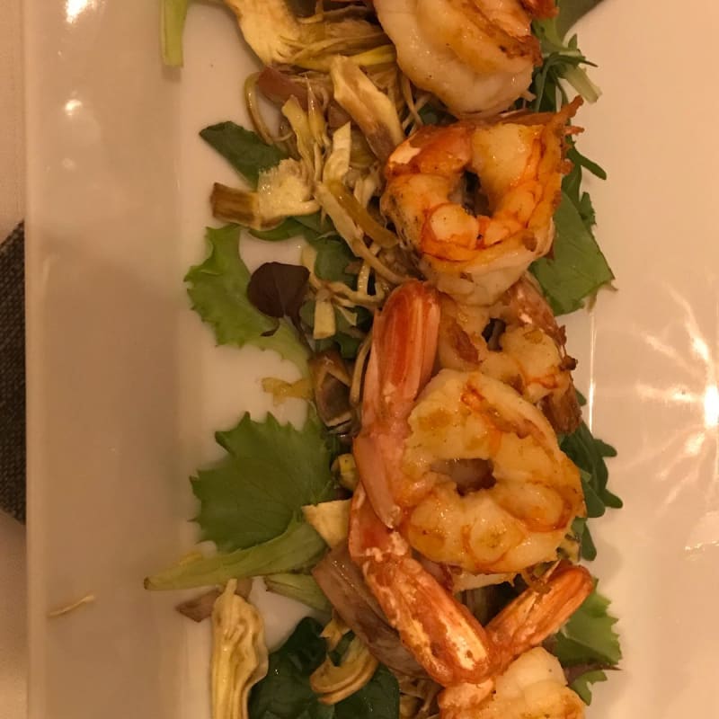 It’s a prawns with salad... it was delicious - Ponte Rosso, Milan