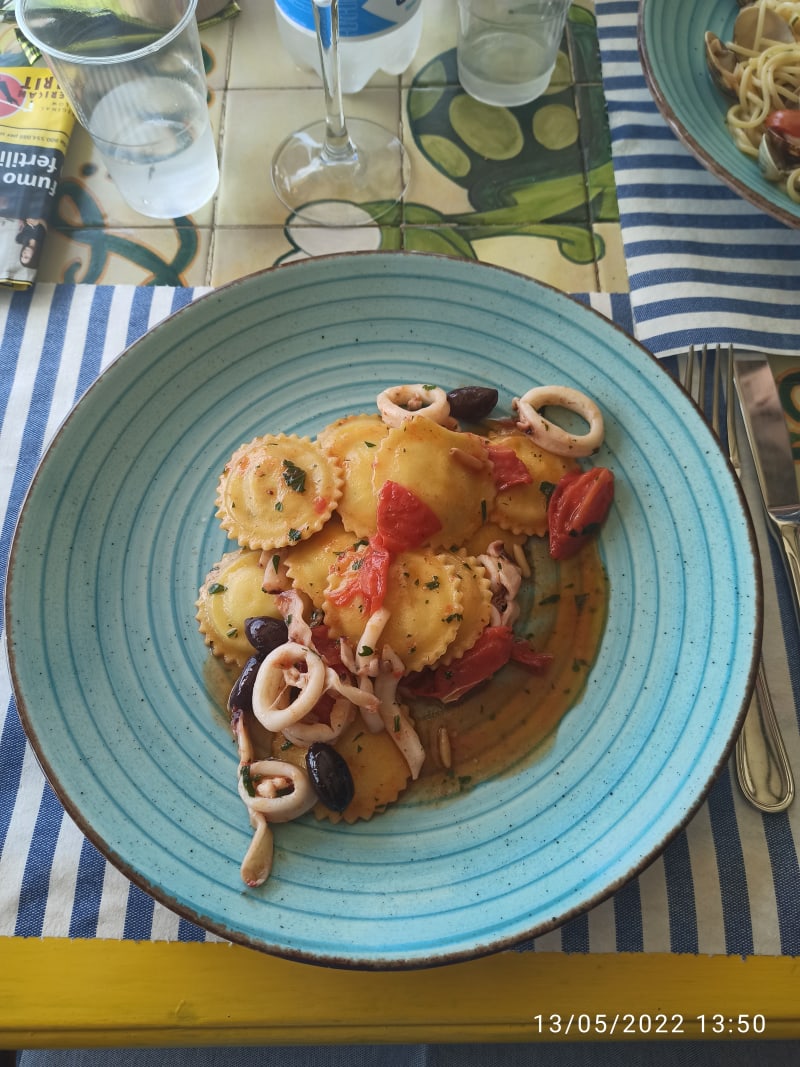 Girasoli calamari e pinoli - La Tartaruga, Castellabate