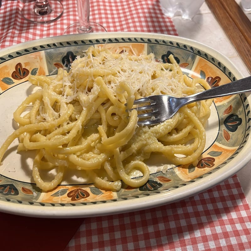Pici all’aglione e pecorino  - Palle d'Oro, Firenze