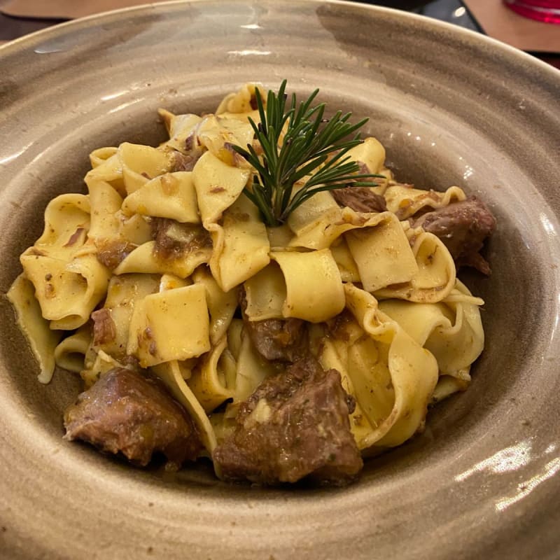 Tagliatelle Cinghiale e gin  - Trattoria Katti, Florence