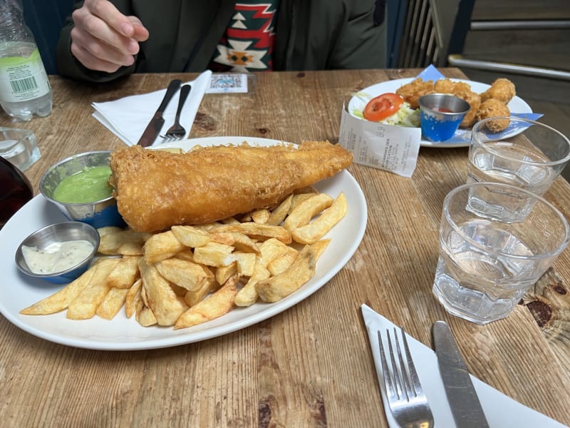 Deep Blue Fish & Chips The Fish House Notting Hill in London