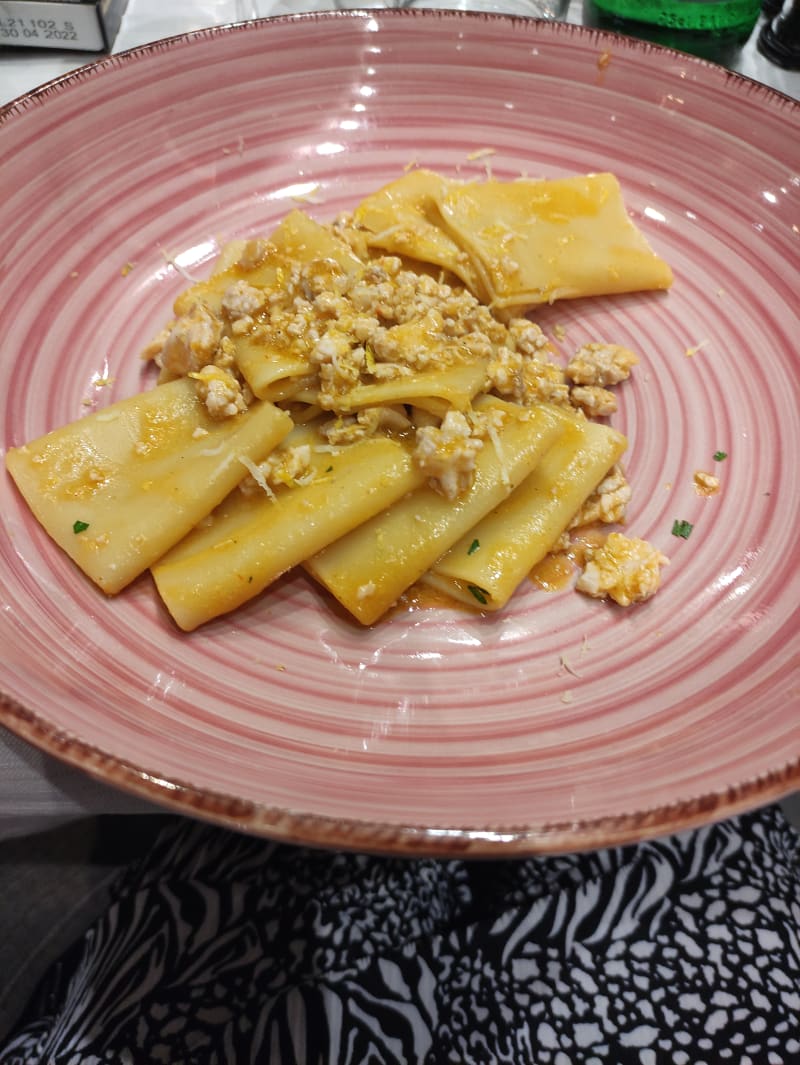 Paccheri con ricciola - Gabbiano, Peschiera Del Garda