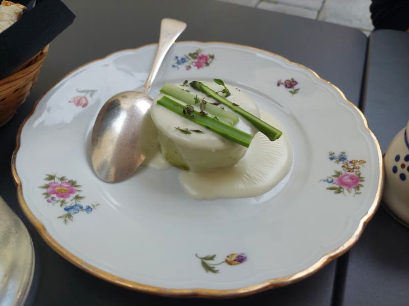 Tortino di verdura di stagione con fonduta di pecorino di pistoia - Osteria Via dell'Abbondanza 14, Pistoia