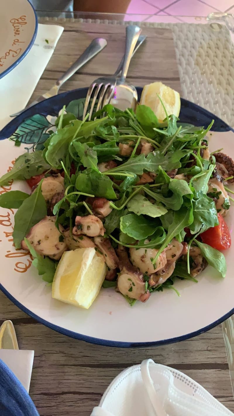 Insalata di polipo  - Elisir di Positano, Positano