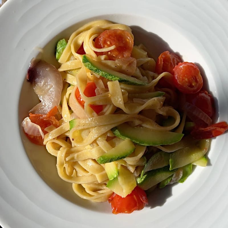 Tagliatelle con verdure - Ristorante pizzeria Locanda della Stazione