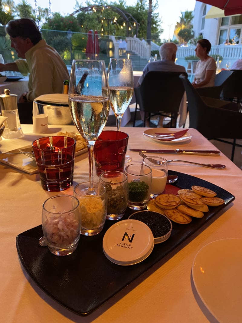 Restaurant Fouquet's Hôtel Barrière Le Majestic à Cannes Menu, avis