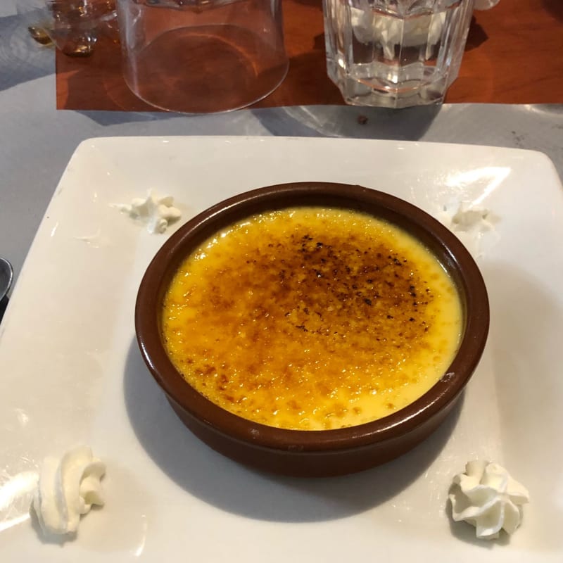 Crème brûlée - Restaurant Les deux rives, Créteil