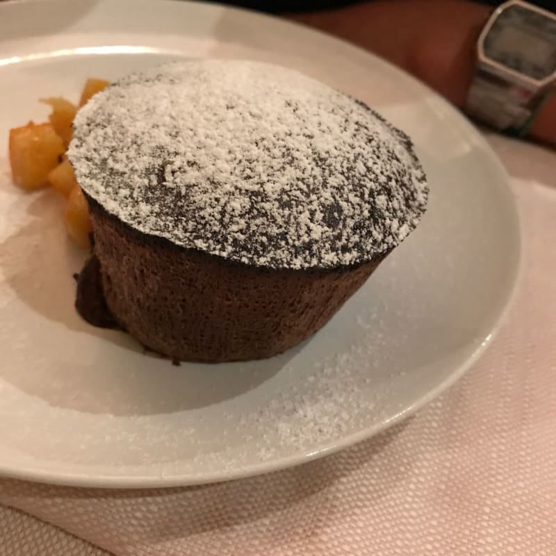 Tortino al cioccolato - Osteria dell'arco, Rome