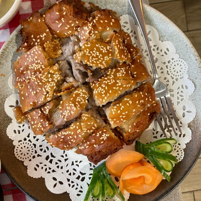 Canard croustillant avec Taro - Mongkok, Paris