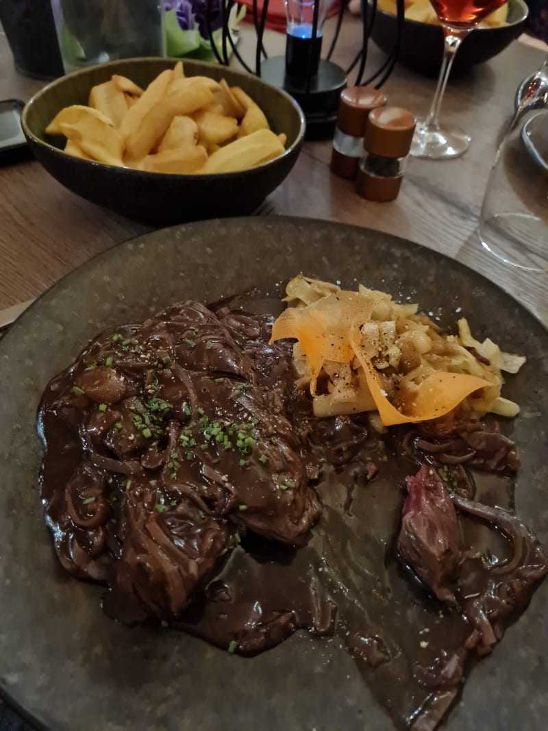 Onglet à l échalotes  - La Table du Millésime, Schiltigheim