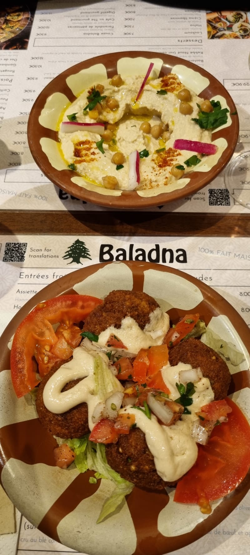Restaurante Baladna en Paris - Menú 2023, opiniones, precios y reserva ...
