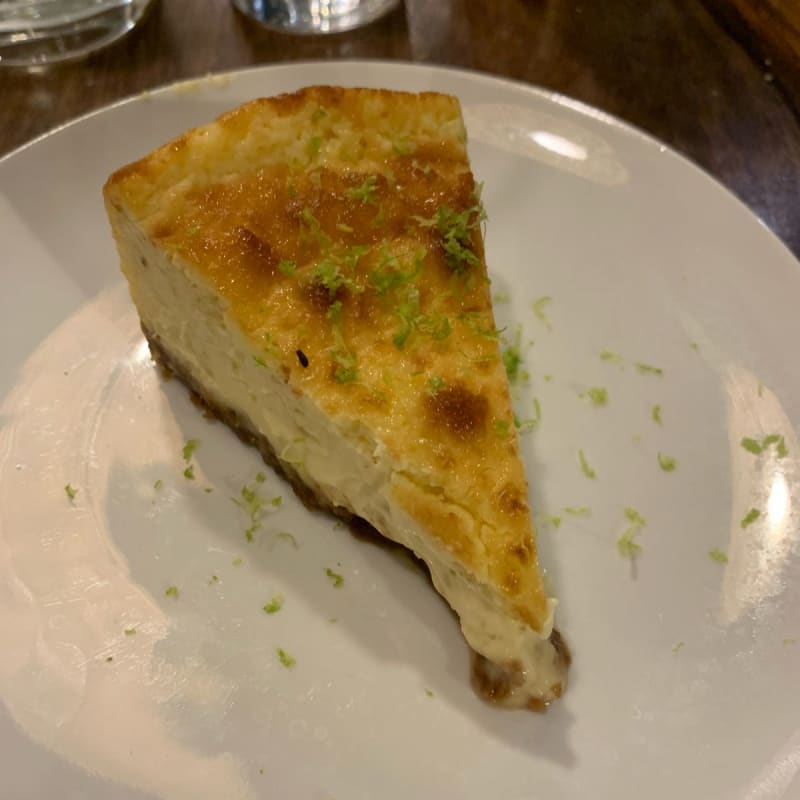 Cheesecake citron vert - Yes Bistrot, Boulogne-Billancourt