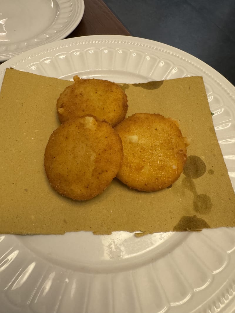 frittelle di pecorino - Alla Rampa di Porta Pia, Rome