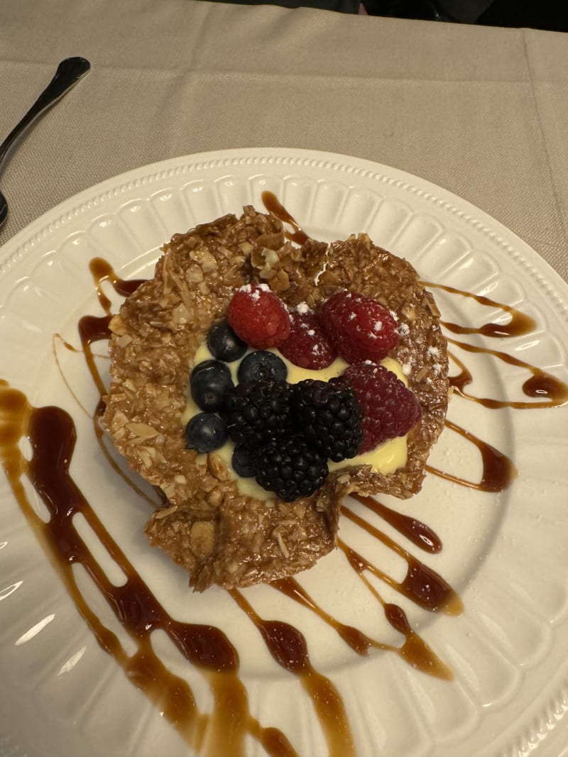 cestino croccante con chantilly - Alla Rampa di Porta Pia, Rome