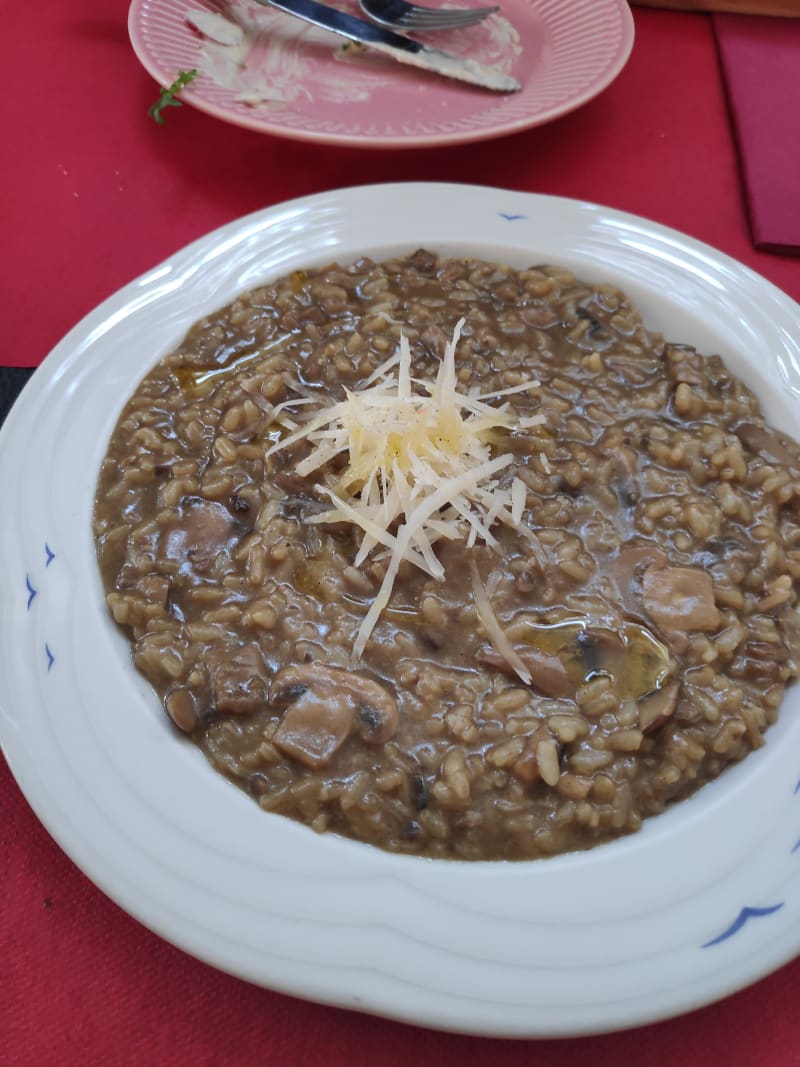 Risotto funghi - L´Oficina Gastrobar, Barcelona