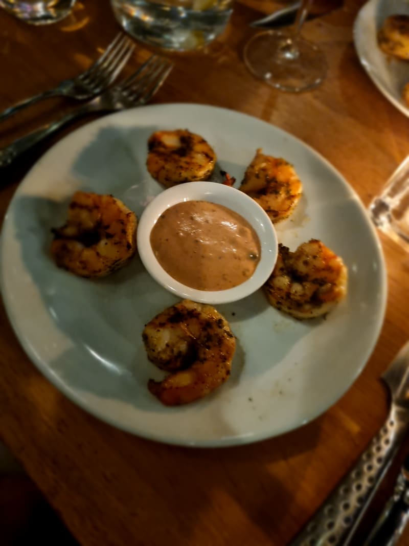 Grilled prawns - Mr. Meat Steakhouse, Amsterdam