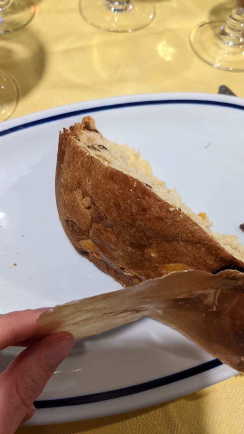 Pandoro Con Carta Appiccicata - Trattoria Pizzeria da Gioia, Venice