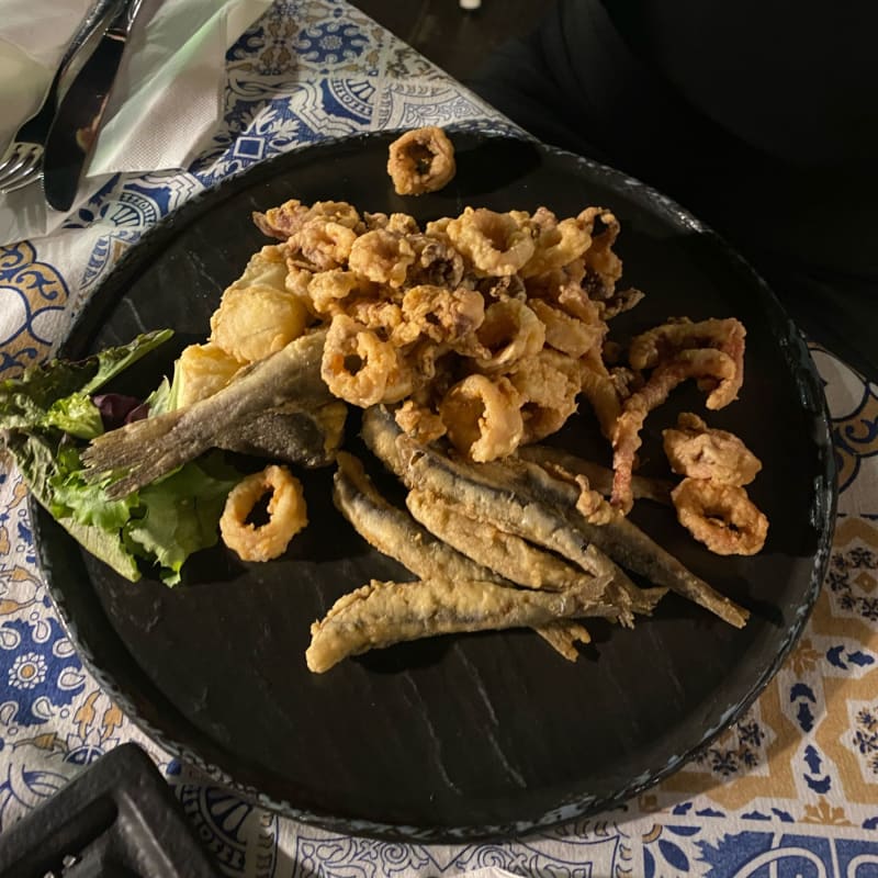 Cuore di baccalà, alici, merluzzo e calamari/polipetti - Ristorante del Porto, Marina Di Camerota