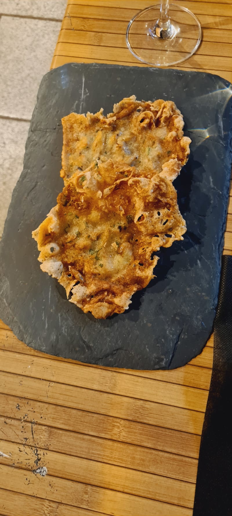 Tortillitas De Camarones - Taberna Degusta, Madrid