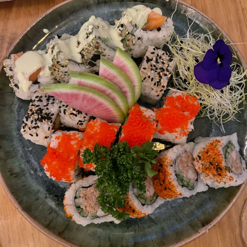 Een van onze gekozen gerechten.  - Trinibra Sushi Bar, Deventer