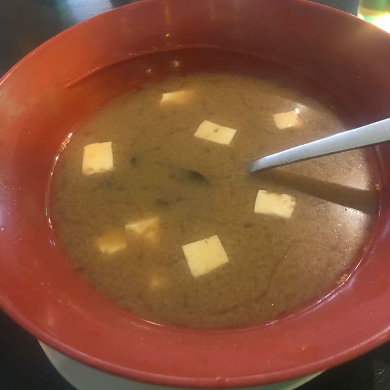Soup with tofu and mushrooms  - The Rush Hour, Madrid