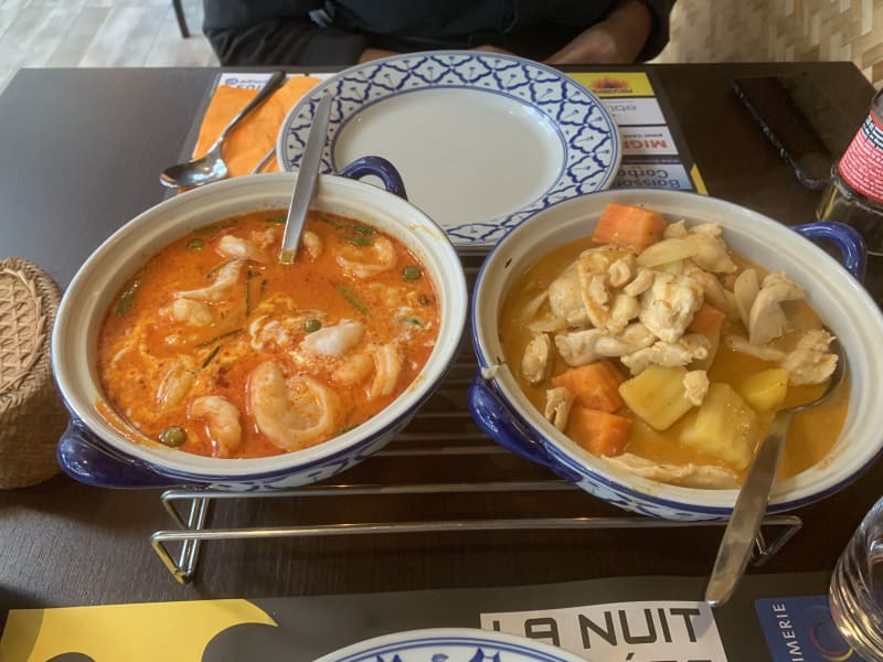 Crevettes et poulet - Thai au Lac, Lausanne