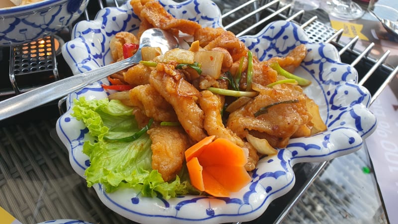 Poulet aux noix de cajou (menu à 39.-) - Thai au Lac, Lausanne