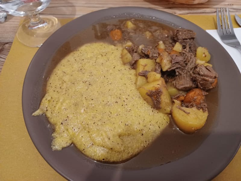 Asino con polenta - Trattoria S.Anna, Rho