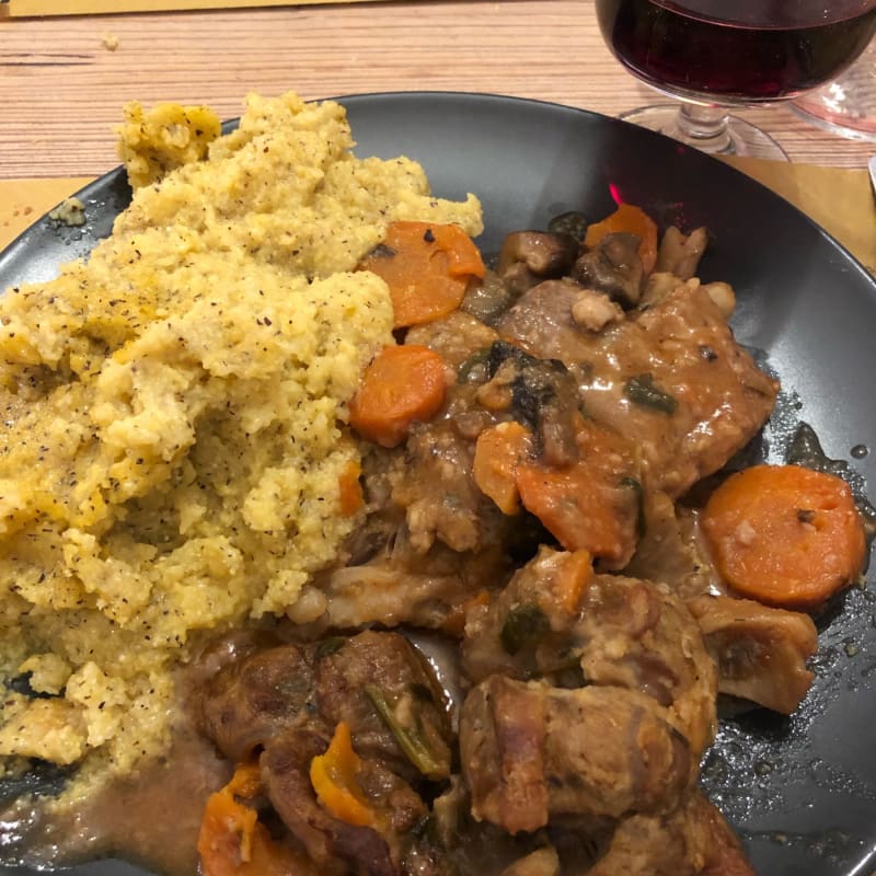 Ossobuco con polenta  - Trattoria S.Anna, Rho