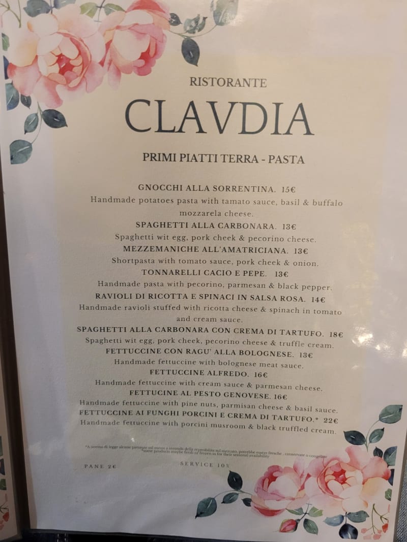 Ristorante Clavdia, Rome