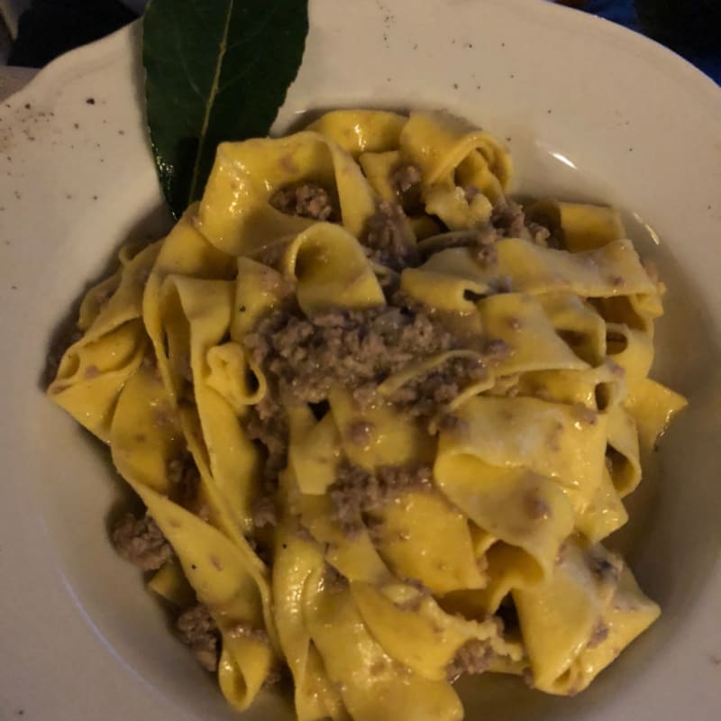 Tagliatelle al ragù di cinghiale - Borgo San Faustino, Orvieto