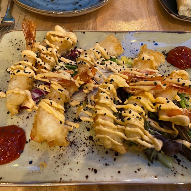 Tempura de langostinos - Ottica, Madrid