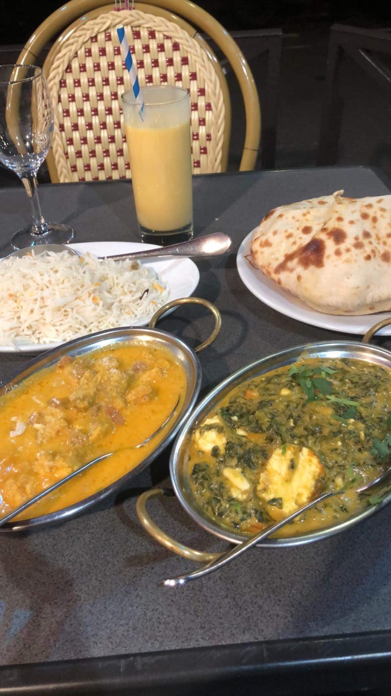 Palak paneer - Le Palais de Raja Maharaja, Paris