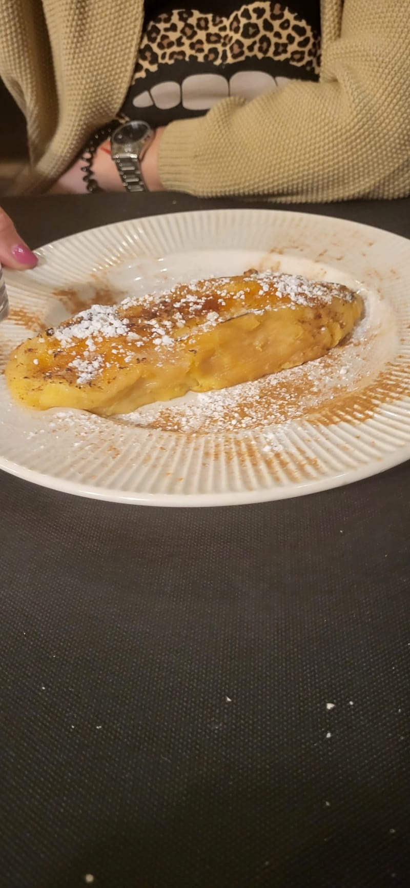 Torrijas con azúcar y canela - Txirimiri, Barcelona