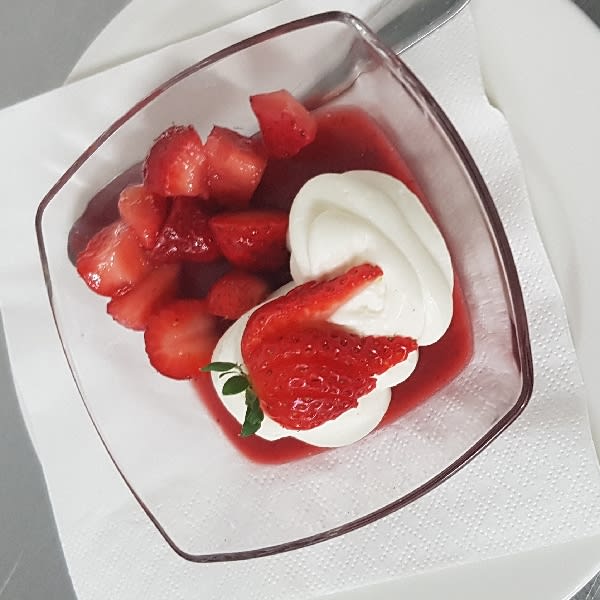 Fragole al gelato  - Villa Clorè