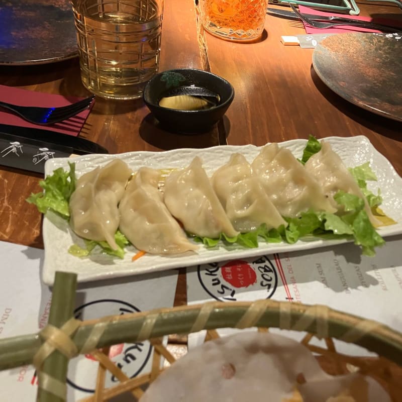 Gyoza de Pollo y yasai - Tsukuri Soba, Madrid