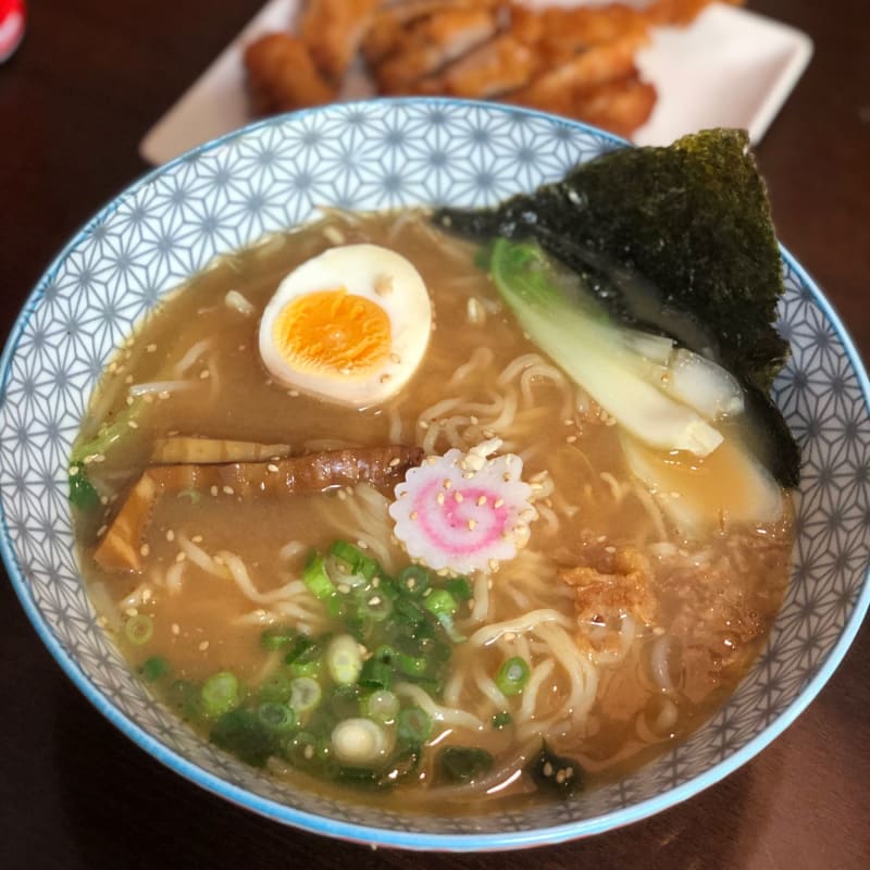 Ramen miso de pollo - Ramen Kumamon, Barcelona