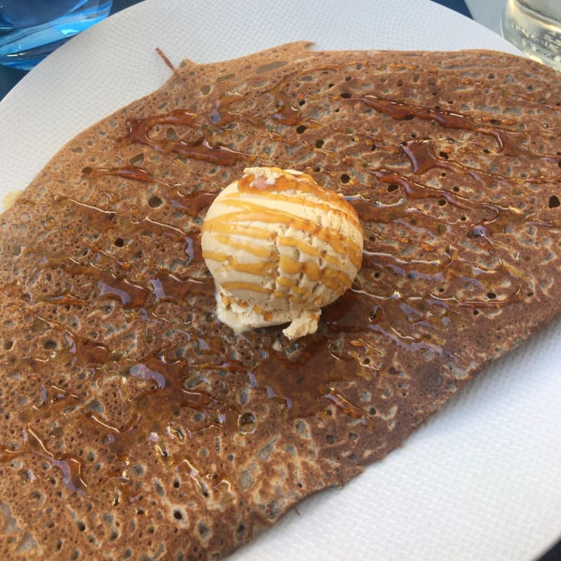 Crêpe miel glace noisette - La Galetterie, Paris