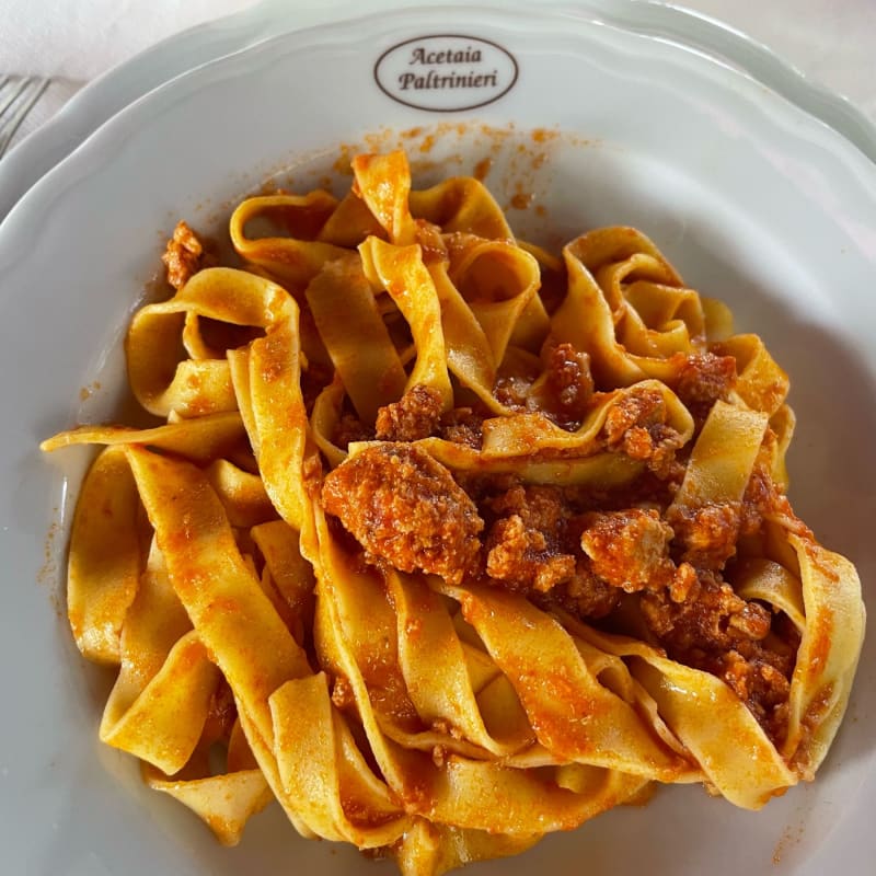 Tagliatelle ragù - Acetaia Paltrinieri