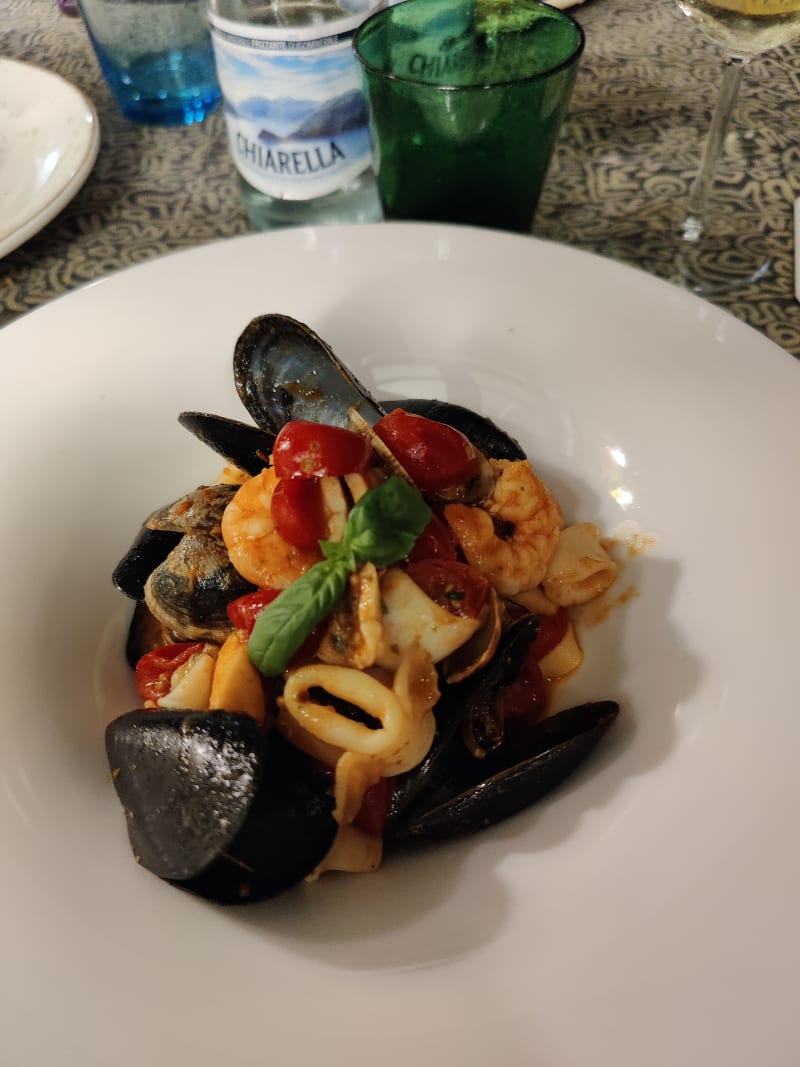 Tagliatelle ai frutti di mare - Giardino, Cernobbio