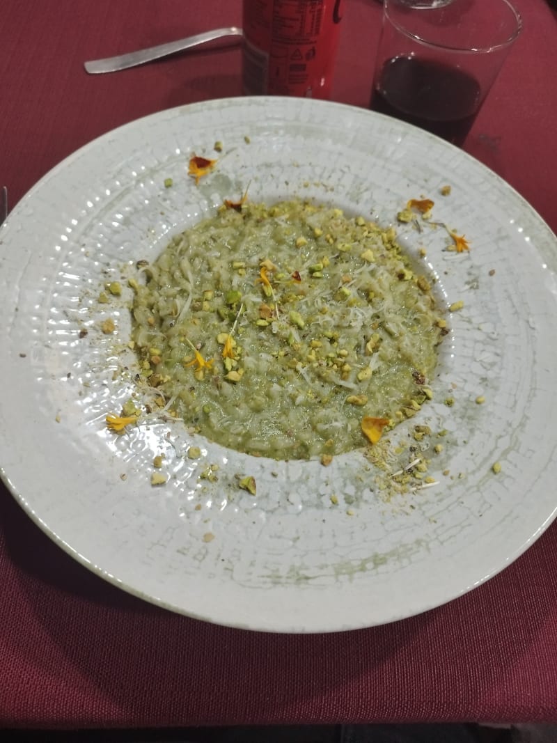 Risotto al pesto con pistacho - Elite, Barcelona