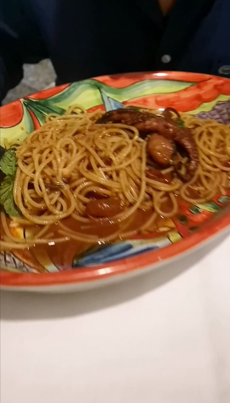 Spaghetti al ragù di polpo (gluten free)  - Al Cancelletto, Amalfi